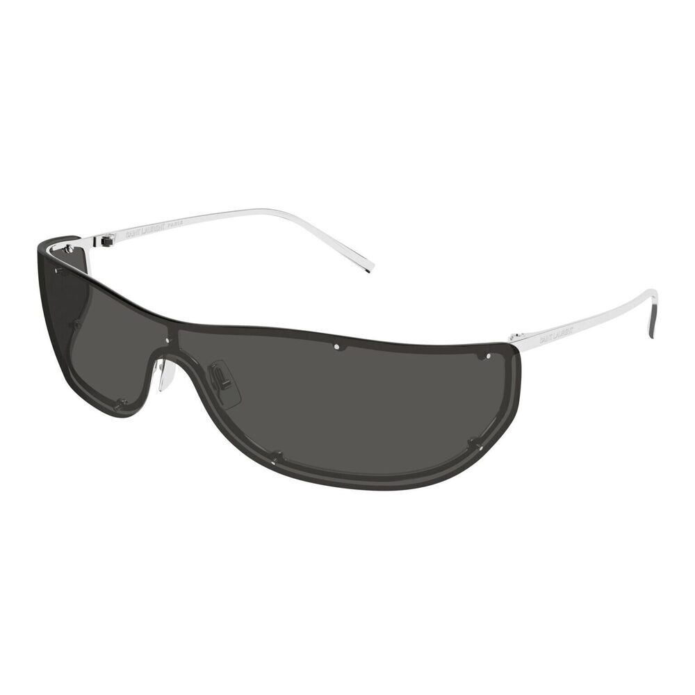 Nwt Yves Saint Laurent Sl-807 Silver Grey 99mm Sunglasses